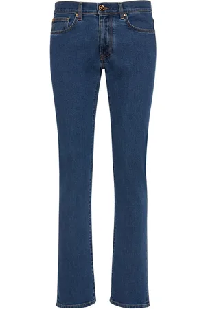 VERSACE Jeans De Denim De Algodón Stretch