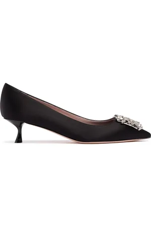 Roger Vivier Zapatos De Tacón De Satén 45mm