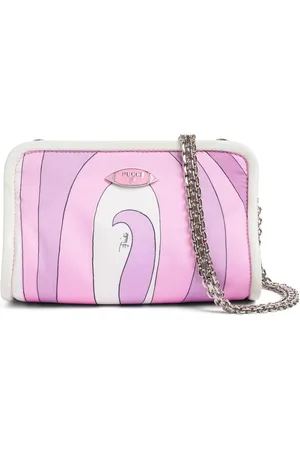 Puccini Bolso Pouch De Sarga Estampada