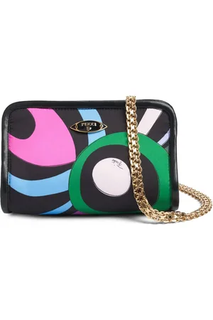 Puccini Bolso Pouch De Sarga Estampada