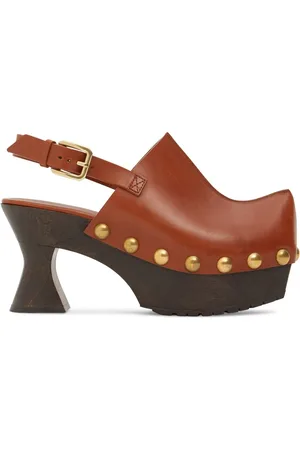 Etro Zuecos De Piel 90mm