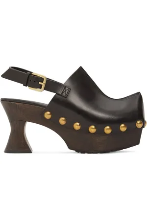Etro Zuecos De Piel 90mm