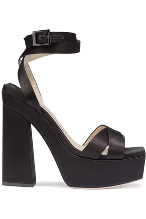 Jimmy Choo Sandalias De Satén 140mm