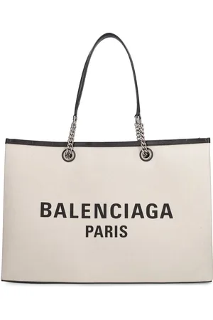 Balenciaga Bolsa Tote Grande Duty Free De Algodón