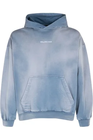 Balenciaga Sudadera De Algodón Jersey Con Capucha