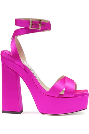 Jimmy Choo Sandalias De Satén 140mm