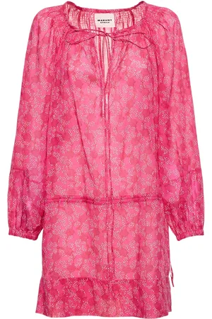Marant Etoile Vestido Corto De Algodón