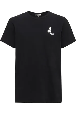Isabel Marant Camiseta De Jersey De Algodón Con Logo