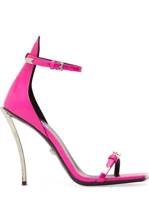 VERSACE Sandalias De Piel 110mm