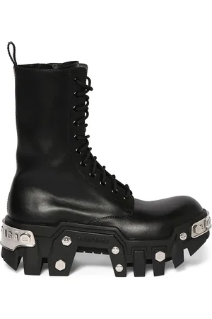 Balenciaga Botas Bulldozer De Piel 80mm