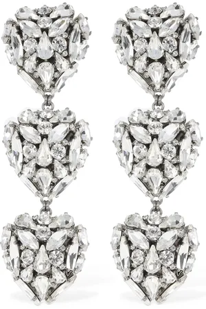 Alessandra Rich Pendientes De Cristales
