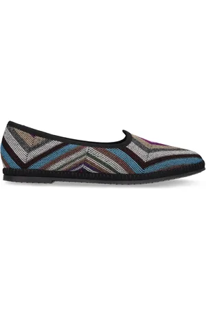 Missoni Zapatos Planos De Lúrex 10mm