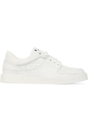 Dolce & Gabbana Sneakers De Piel Con Logo Y Cordones