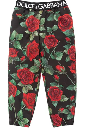 Dolce & Gabbana Pantalones Deportivos De Algodón Con Logo