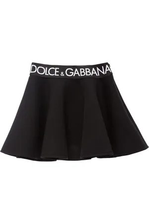Dolce & Gabbana Minifalda De Algodón Con Logo