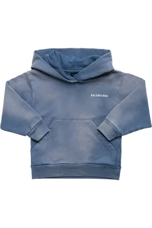 Balenciaga Sudadera De Algodón Con Capucha