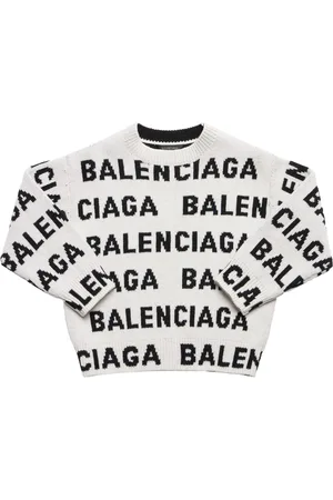 Balenciaga Suéter De Lana Con Logo
