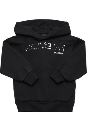 Balenciaga Sudadera De Jersey De Algodón Con Capucha