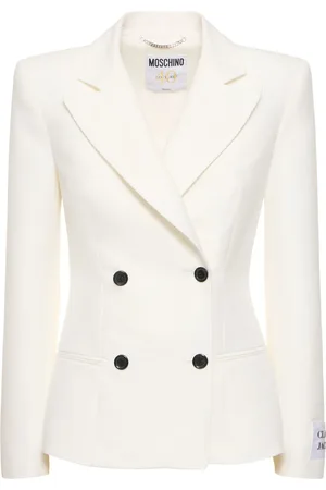 Moschino Blazer Cruzado De Algodón