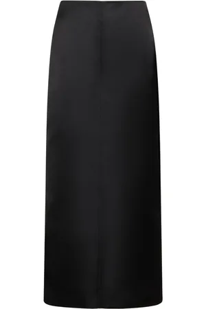 Serafini Falda Midi De Satén