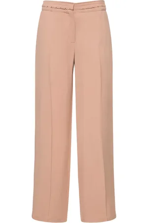 MUGLER Pantalones Baggy Rectos Con Ganchos