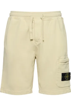 Stone Island Shorts De Algodón