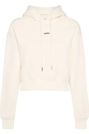 Jacquemus Sudadera Corta De Algodón Con Capucha