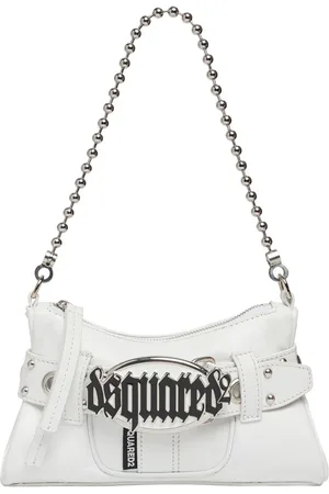 Dsquared2 Clutch Gothic De Piel Con Cinturón