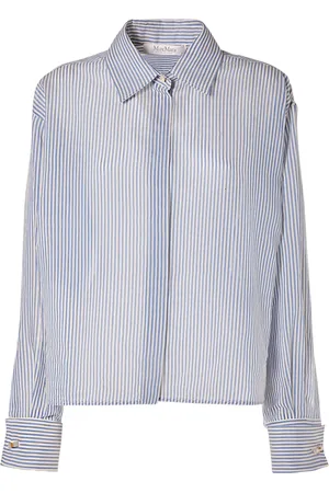 Max Mara Camisa De Algodón Y Seda