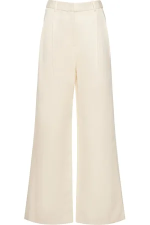 Loulou Studio Pantalones De Lino Y Algodón