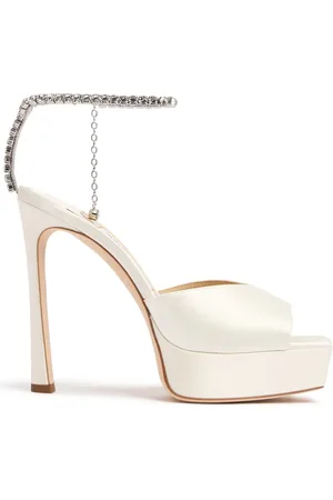 Jimmy Choo Sandalias De Satén 125mm