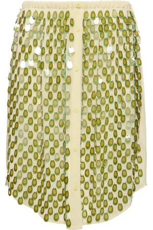 DRIES VAN NOTEN Minifalda De Georgette