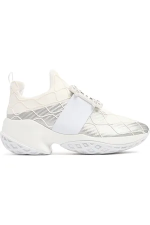 Roger Vivier Sneakers Viv Run De Algodón Y Malla