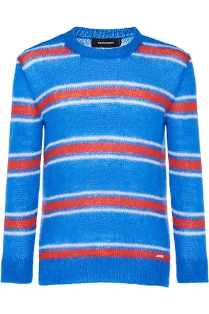 Dsquared2 Suéter De Mohair Con Cuello Redondo