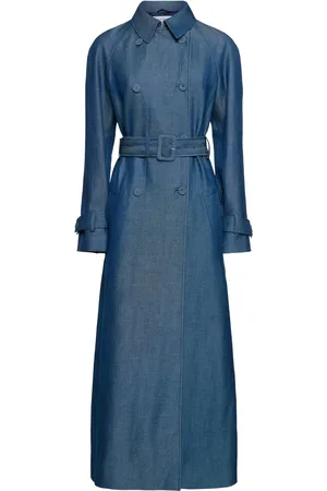 GABRIELA HEARST Trench Cruzado De Denim
