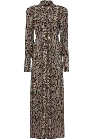 Balmain Vestido Largo De Satén