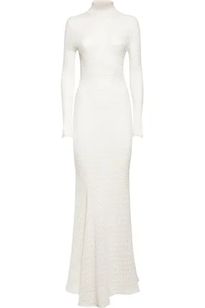 Tom Ford Vestido Maxi Con Cuello Vuelto Y Manga Larga