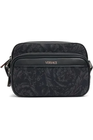 VERSACE Bandolera Pequeña De Lona Jacquard