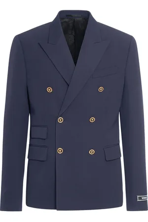 VERSACE Blazer De Lana Grain De Poudre