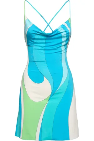 Puccini Vestido Corto De Jersey De Satén