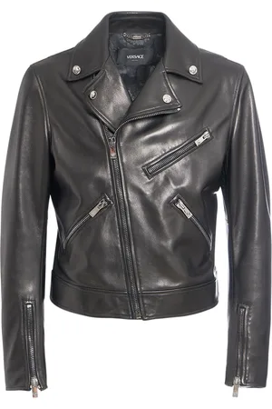 VERSACE Chaqueta Biker De Piel