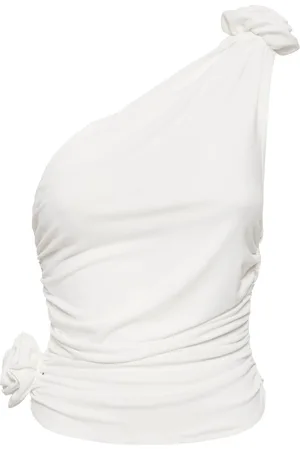 MAGDA BUTRYM Top De Jersey Con Hombro Descubierto