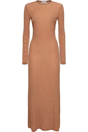 Paco rabanne Vestido Maxi De Jersey Decorado