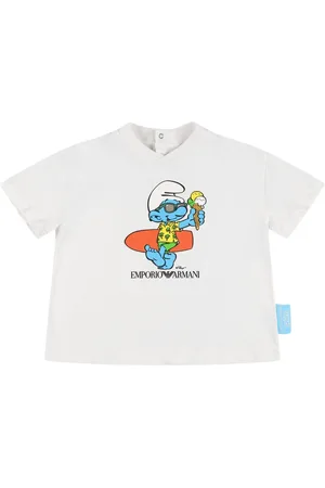 Emporio Armani Camiseta De Jersey De Algodón