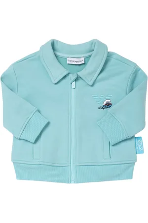 Emporio Armani Sudadera De Algodón Con Cremallera