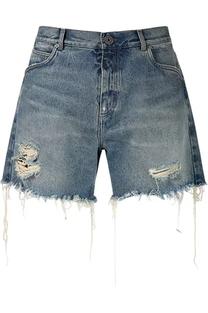 Balmain Shorts De Algodón De