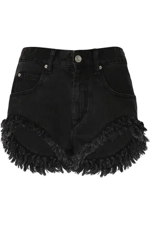 Isabel Marant Shorts De Denim De Algodón