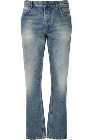 Balmain Jeans De Denim De Algodón