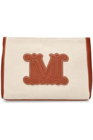 Max Mara Clutch Cascia De Algodón Bordado