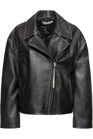 Acne Studios Chaqueta Biker De Piel